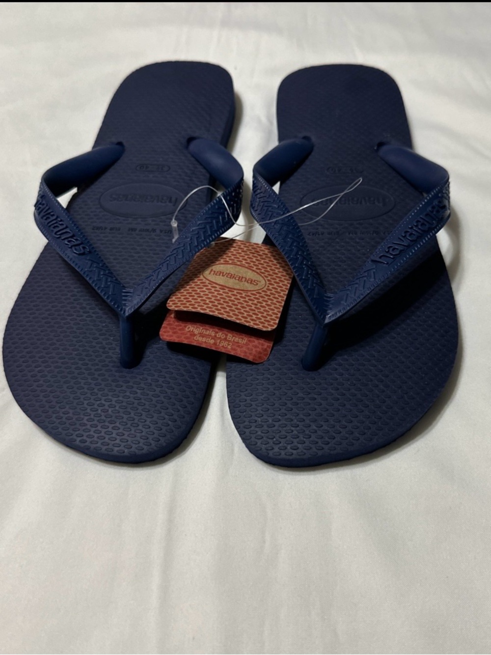 Havaianas Slim Flip Flops in Navy